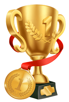 Championship Trophy - White Background