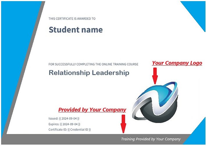 Company Certificate Branded - Your Company