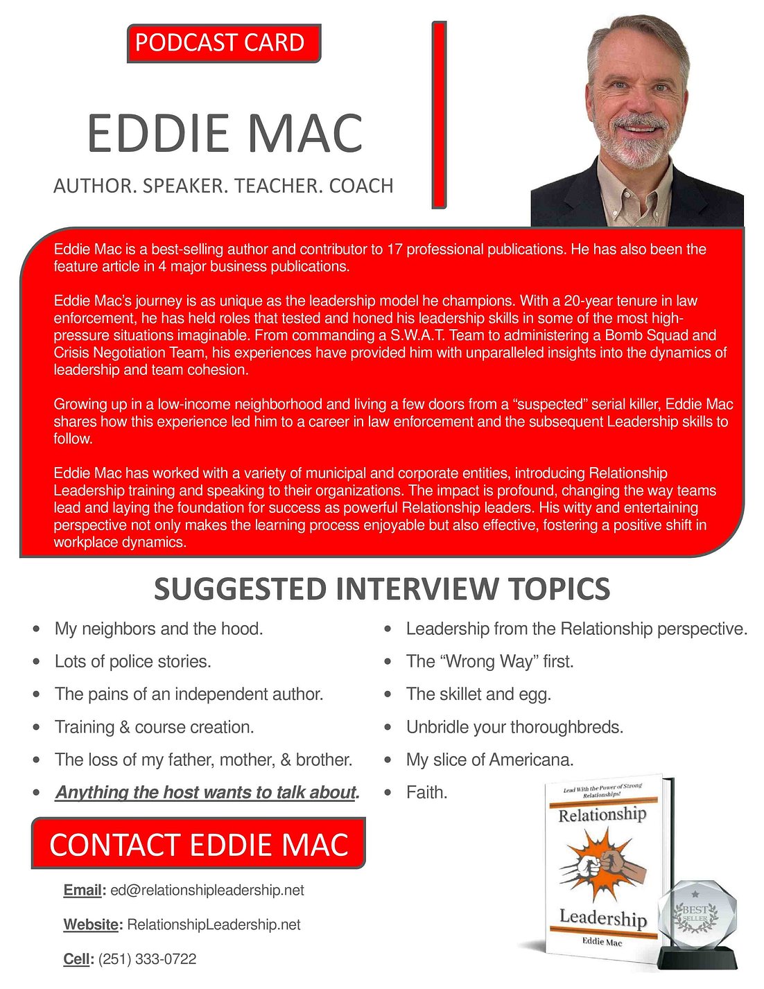 Ed McManus Podcast Card
