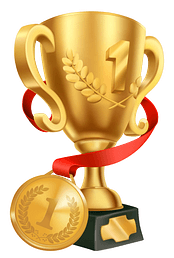 Championship Trophy - White Background